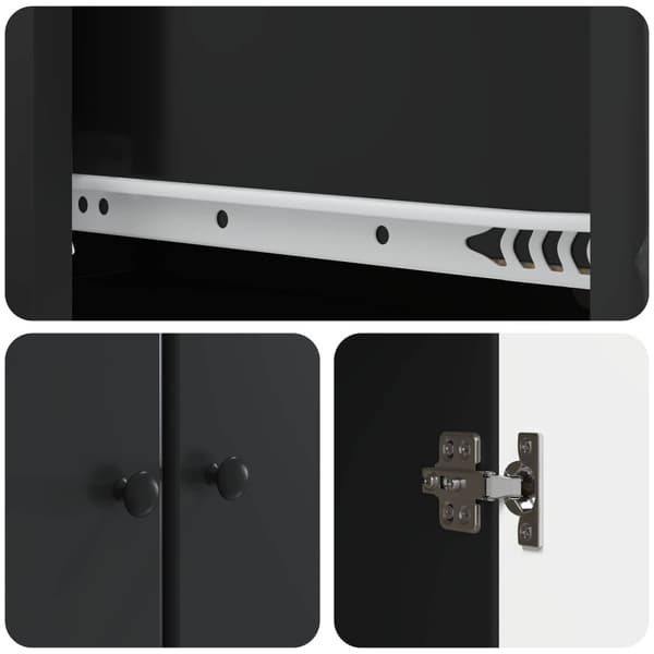 2 pcs Svart