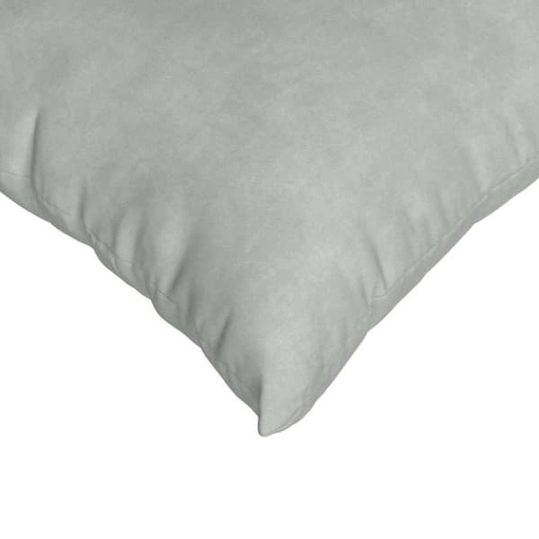 Sofakuddar 2 pcs Ljusgrå 80 x 40 cm Kordread tyg