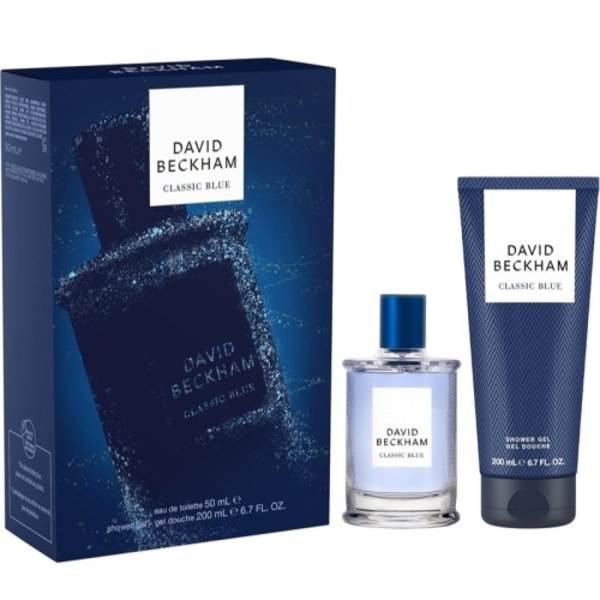 Giftset David Beckham Classic Blue Edt 50ml + Shower Gel 200ml