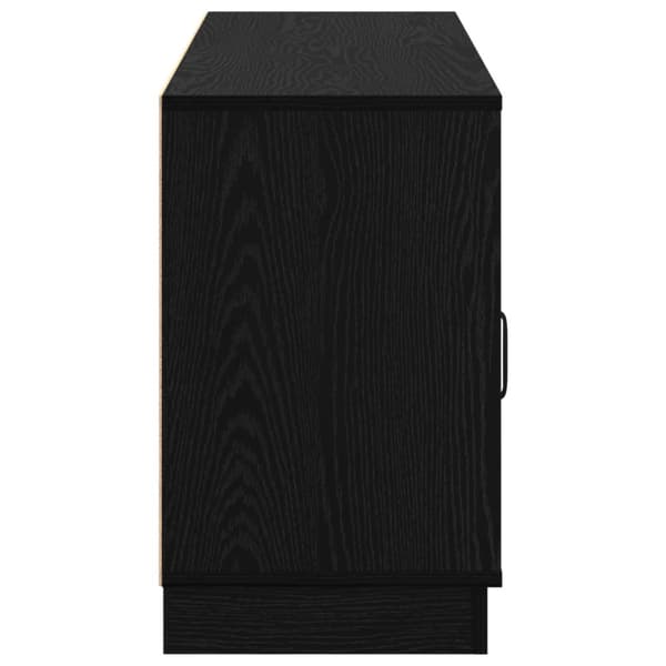 Elektrisk eldstad Svart ek 100 x 33 x 55 cm Konstruerat trä