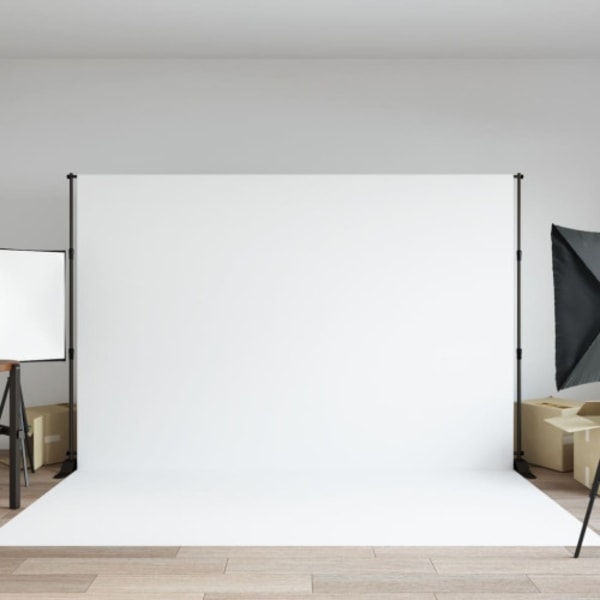 Bakgrundsstativ svart 305x243 cm stål