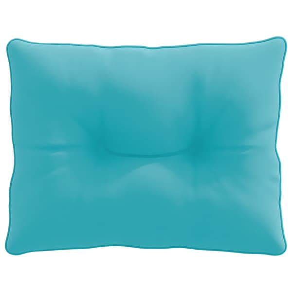 Ryggkudde PUTTEN 100% Polyester Turkos 50 x 40 x 10 cm
