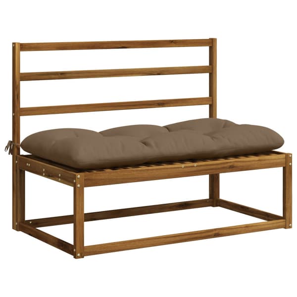 2-delade Bänk Kuddar VIANEN 100% Polyester Taupe