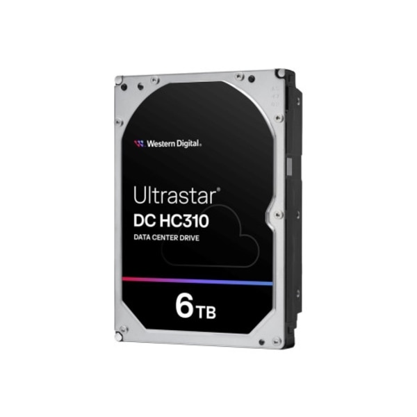 WD Ultrastar DC HC310 HUS726T6TAL5204 - hårddisk - 6 TB - SAS 12Gb/s