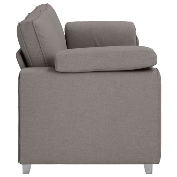 3-Sits soffa Taupe 220 cm tyg