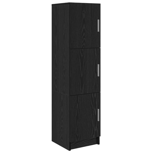 Skrivbord 2 pcs Svart Ek