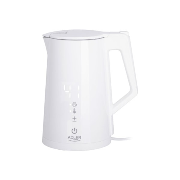 Adler AD 1345w - vattenkokare - vit