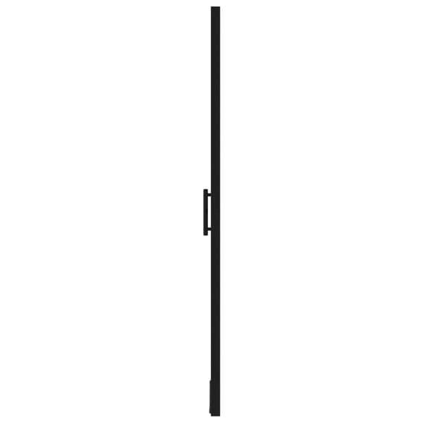 Duschdörr härdat glas 100x178 cm svart