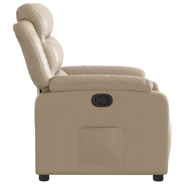 Reclinerfåtölj cappuccino konstläder