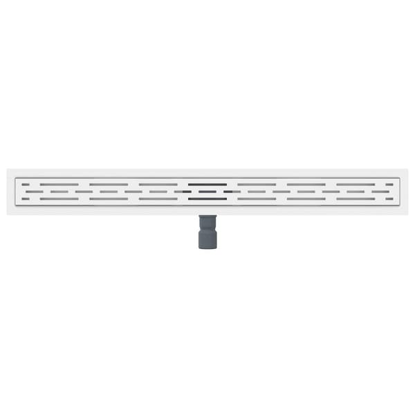 Duschavlopp med Linje Design Silver 100 cm Rostfritt Stål 304