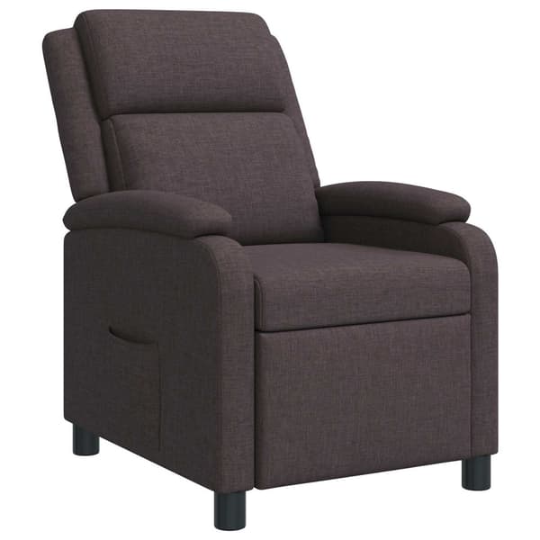Recliner Mörkbrun Tyg