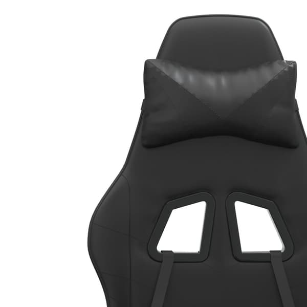 Gamingstol svart konstläder