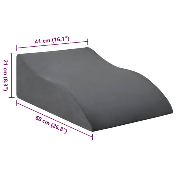 Ben Kudde 68 x 41 x 21 cm PU skum Grå