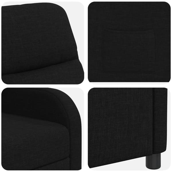 Recliner Svart Tyg