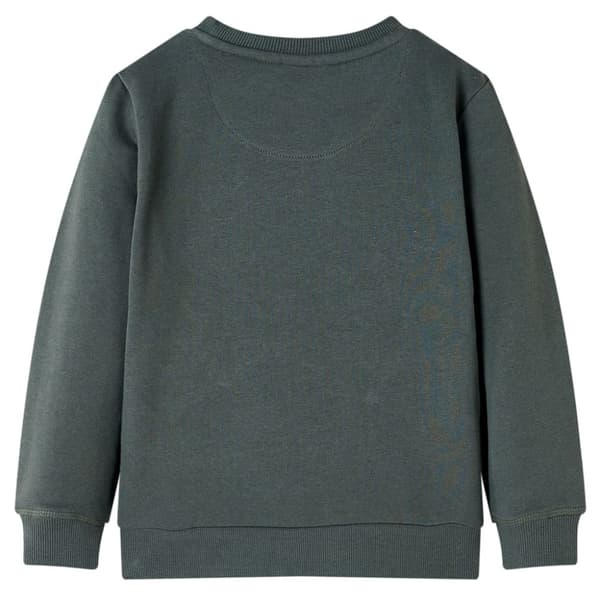 Barntröja mörk khaki 140