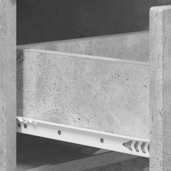 Sideboard Betonggrå 33,5 x 34,5 x 75 cm Konstruerat trä