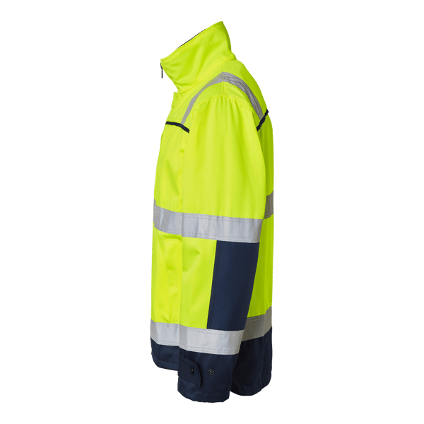 3816 Jacket Fluorescent yellow/navy Unisex