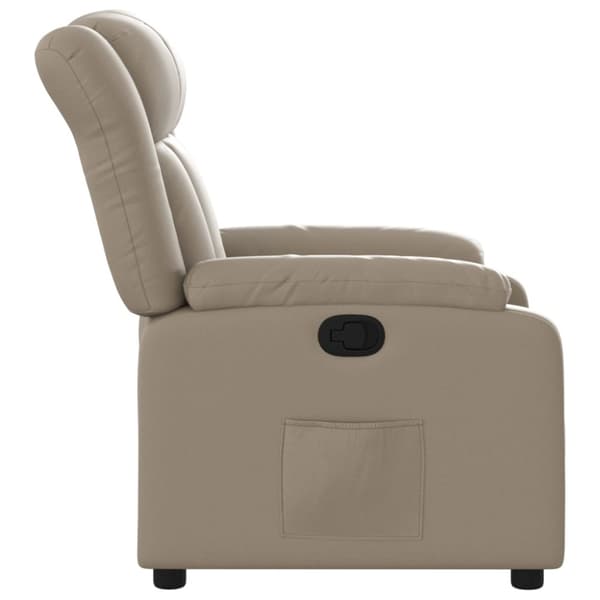 Reclinerfåtölj cappuccino konstläder