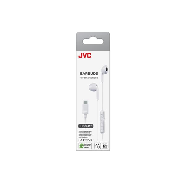 JVC HA-FR17UC - hörlurar med mikrofon - USB-C