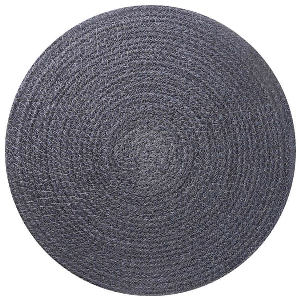 Jute Placemats 4 st Mörkgrå 100% Tossa Jute