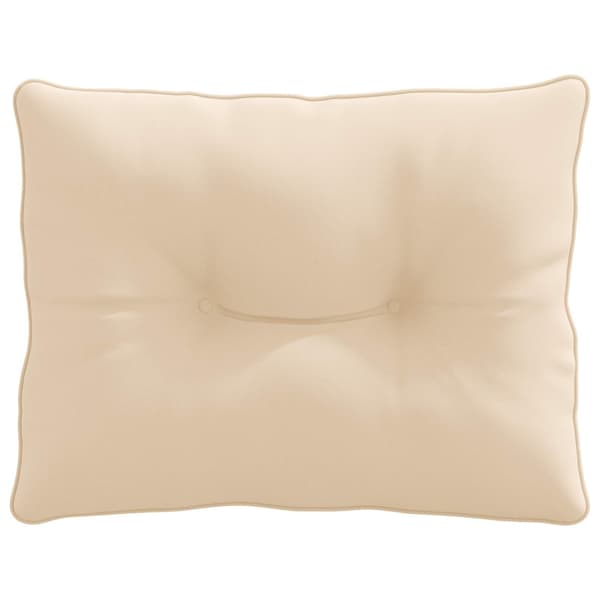 Ryggkudde PUTTEN 100% Polyester Gräddvit 50 x 40 x 10 cm