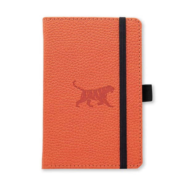 Dingbats* Wildlife A6 Pocket Lined - Orange Tiger Notebook