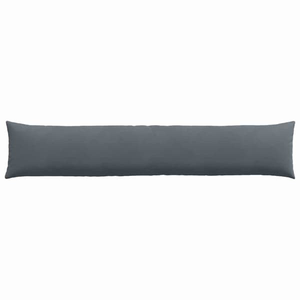 Sofakuddar 2 pcs Mörkgrå 200 x 40 cm Kordread tyg