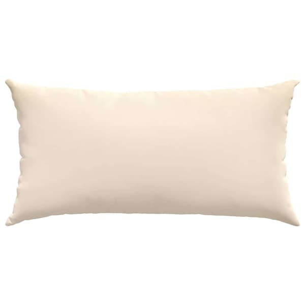 Sofakuddar 2 pcs Beige 80 x 40 cm tyg