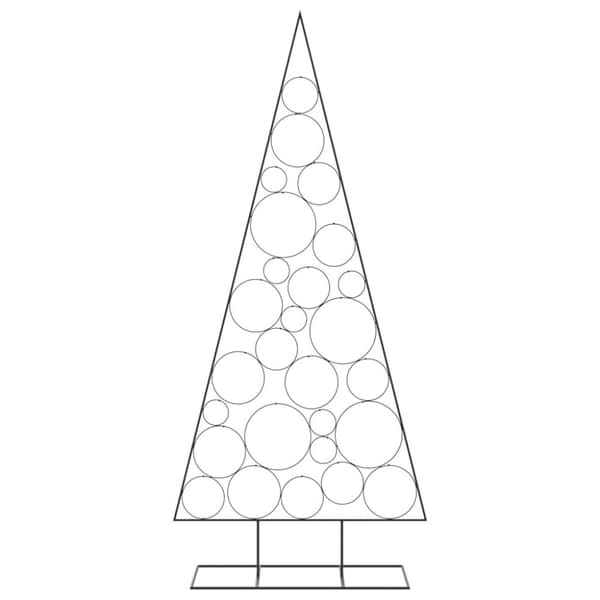 Julgran i metall svart 210 cm