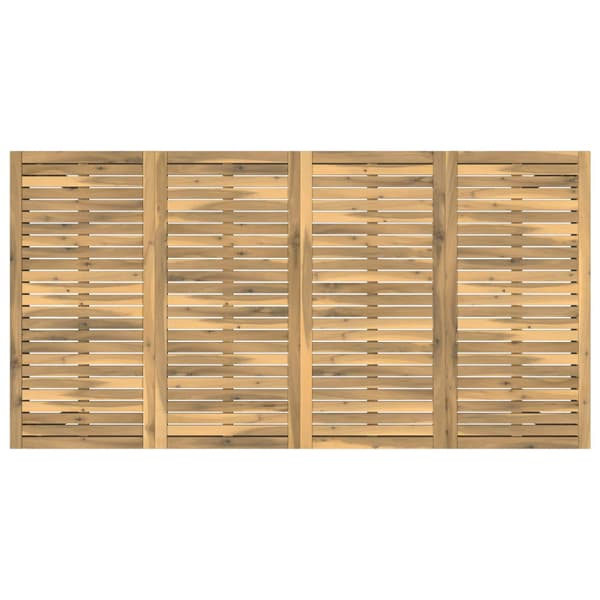 Trädgårds Middagsbord Vit och svart 196 x 100,5 x 75 cm