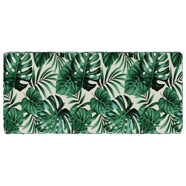 1-delad Bänk Kudde VUGHT 100% Polyester Bladmönster
