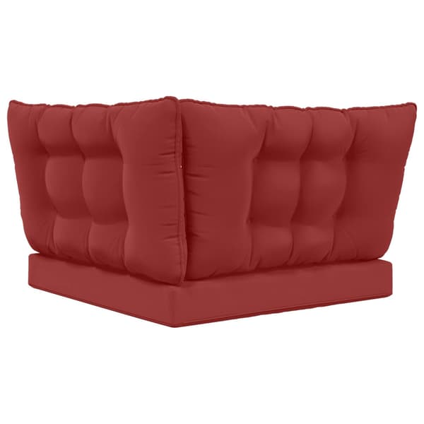 Utomhus Soffa Kudde 3 pcs Vinröd Polyester