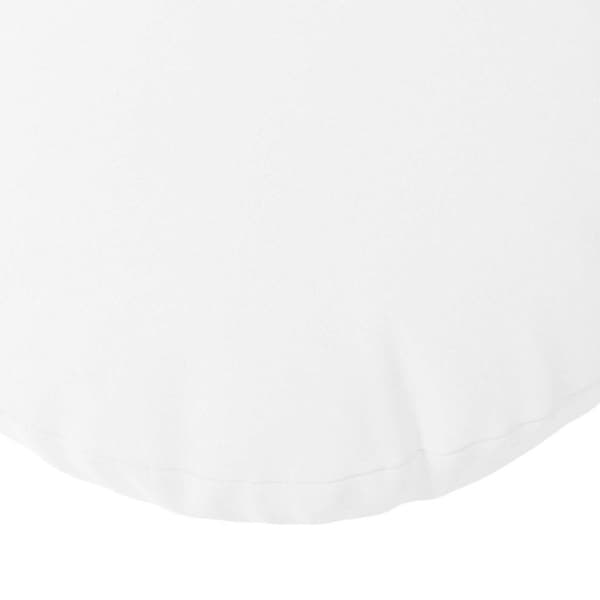 Sittkuddar 2 pcs Vit Ø30 x 13 cm tyg