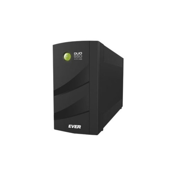 EVER DUO 350 AVR - UPS - 245 Watt - 350 VA Svart