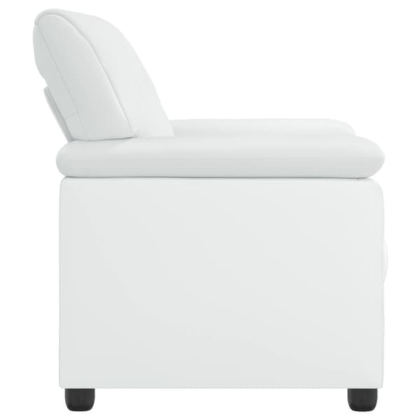 Soffa Vit 151 x 85 x 93 cm Konstläder
