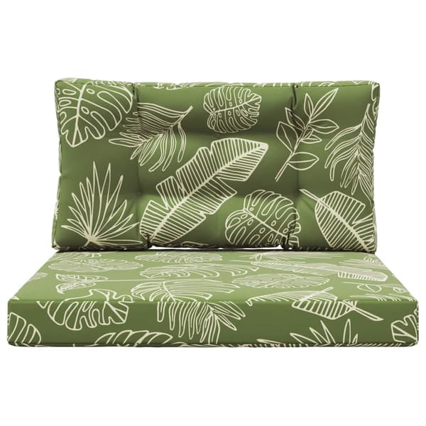 Utomhus Soffa Kudde 2 pcs Bladdesign Polyester