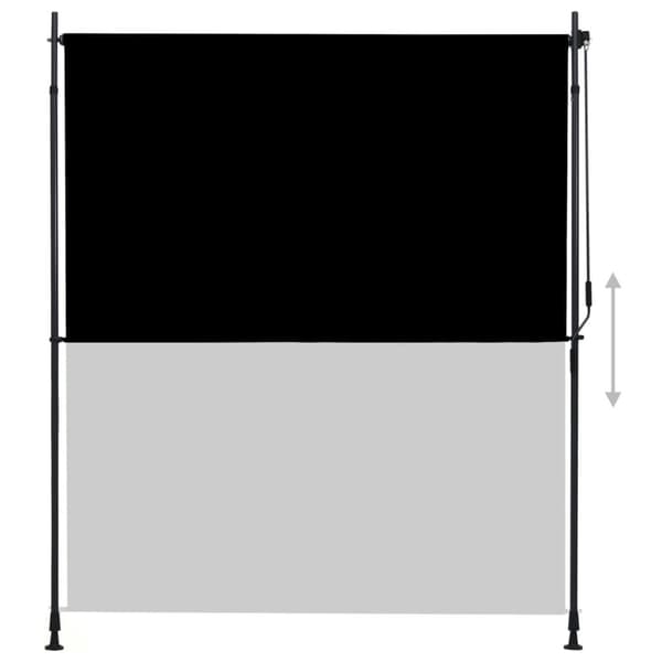Rullgardin utomhus 200x270 cm antracit