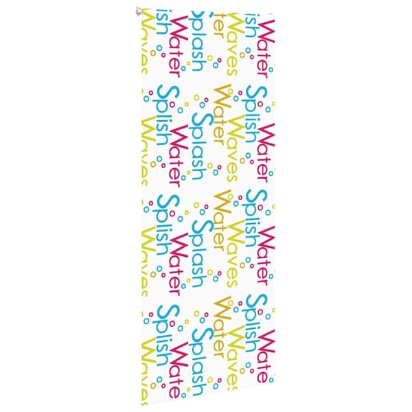 Rullgardin för dusch 110x240 cm tyg bredd 106 cm