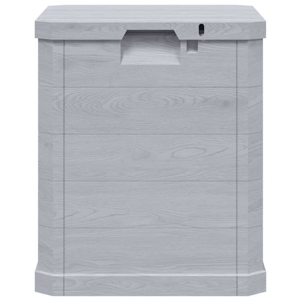 Dynbox 90 liter ljusgrå