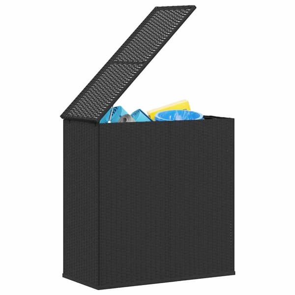 Dynbox PE-rotting 100x49x103,5 cm svart