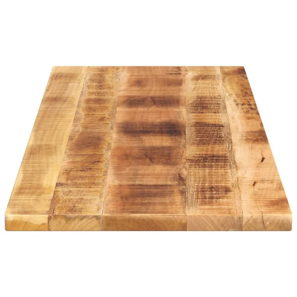 Bordsskiva 140x50x2,5 cm rektangulär massivt grovt mangoträ
