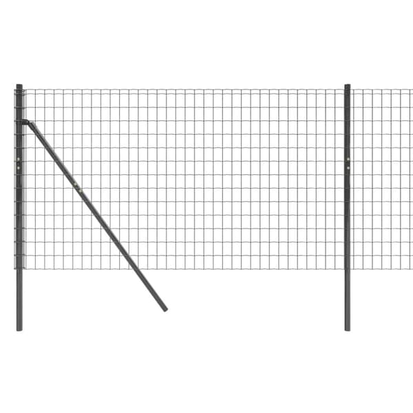 Stängsel antracit 0,8x25 m galvaniserat stål