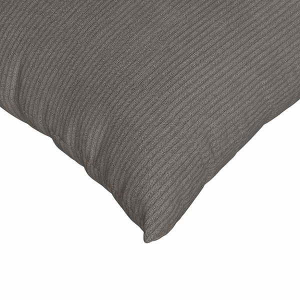 Sofakuddar 2 pcs Ljusgrå 45 x 45 cm Kordread tyg