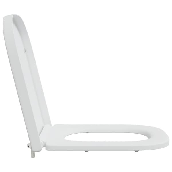 Toalettstol Vit 47,5 x 35 x 3,6 cm Duroplast