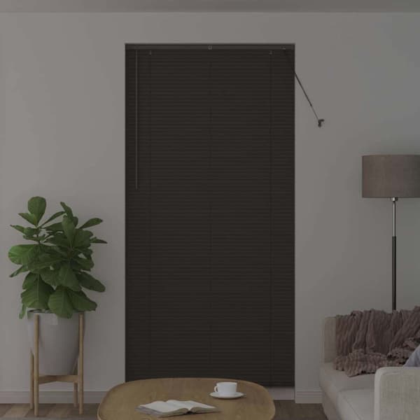 Persienner Mörkgrå 220 x 105 cm Aluminium