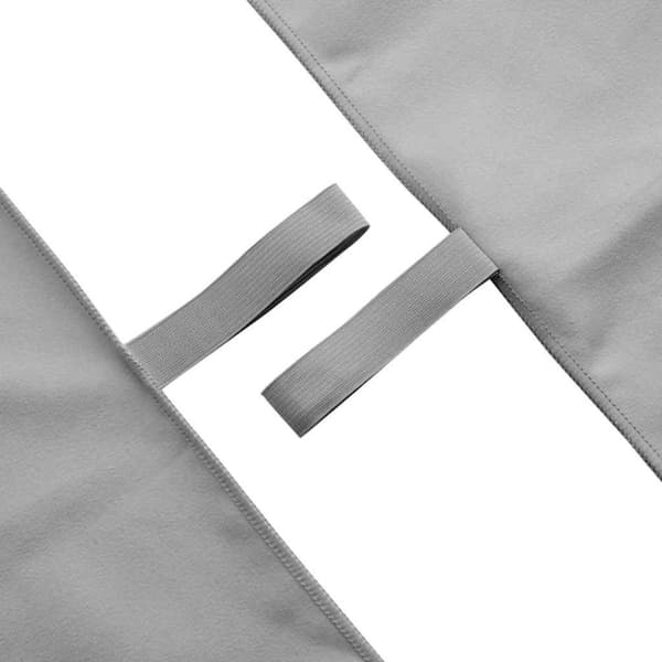 Sporthanddukar 2 pcs Mörkgrå 100 x 50 cm Polyester och polyamid