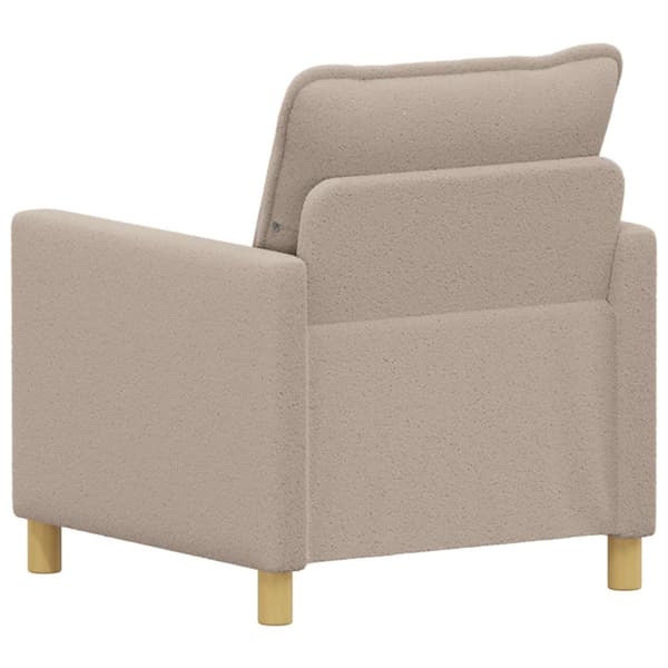 Soffa Ljusgrå 76 x 81 x 87,5 cm Tyg