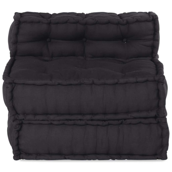 Modulär soffa antracit 70x70x54 tyg