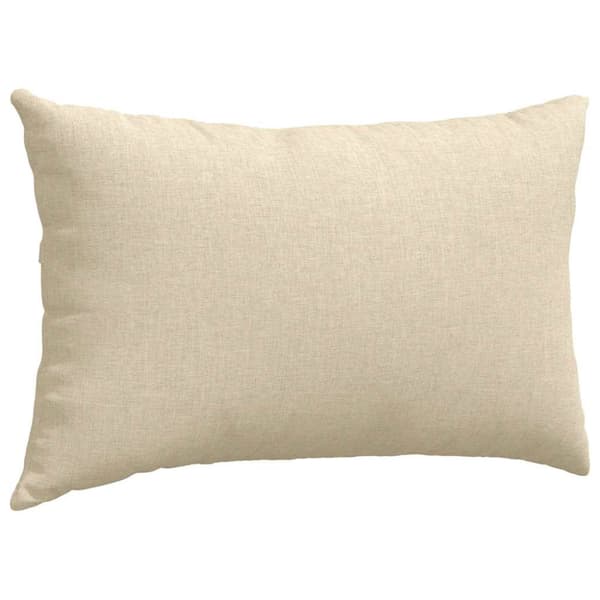 Sofakuddar 2 pcs Kräm 50 x 30 cm tyg