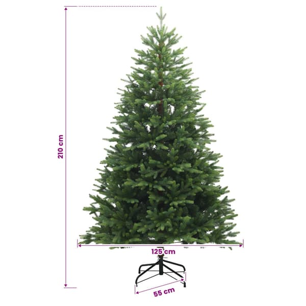 Plast Hingad Julgran 210 cm 300 LED-lampor Varmvit